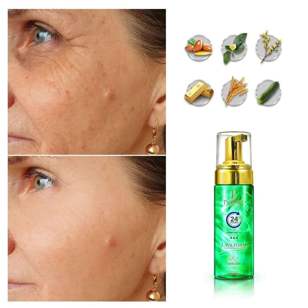 Predire Paris Lava Foam Facial‎ Cleanser Oil Control $145 Collagen Stem Cell